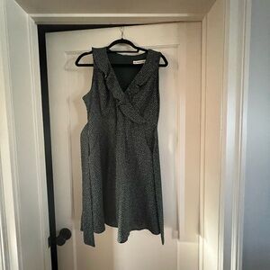 Chic Black and White Polka Dot Women's Blouse